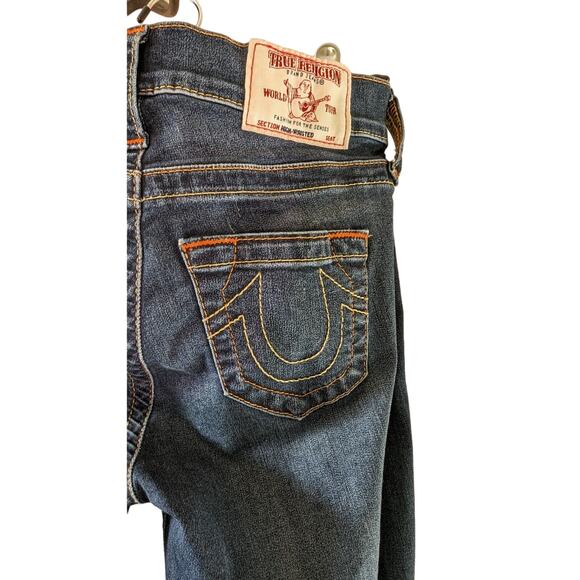 True Religion size 26 High Rise Skinny Dark Jeans - Picture 9 of 16